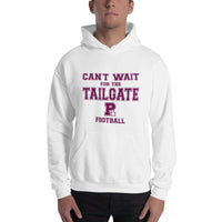 Riverton Parke Jr./Sr. HS Panthers - Tailgate (maroon/white)  -  Hooded Sweatshirt - EdgyHaute