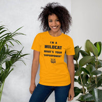 South Vermillion HS Wildcats - Superpower (black)  -  Short-Sleeve Unisex T-Shirt - EdgyHaute