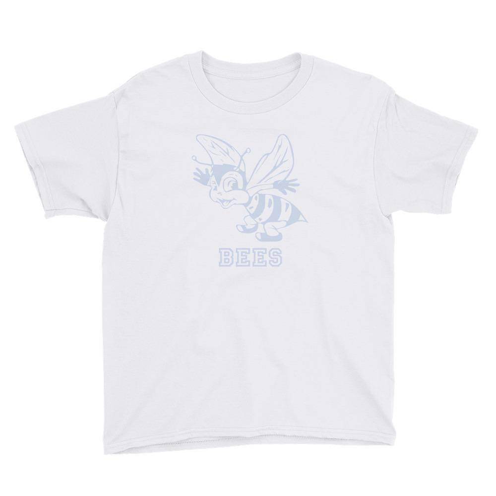 Honey Creek MS Bees - Whiteout Spirit Game -  Youth Short Sleeve T-Shirt - EdgyHaute