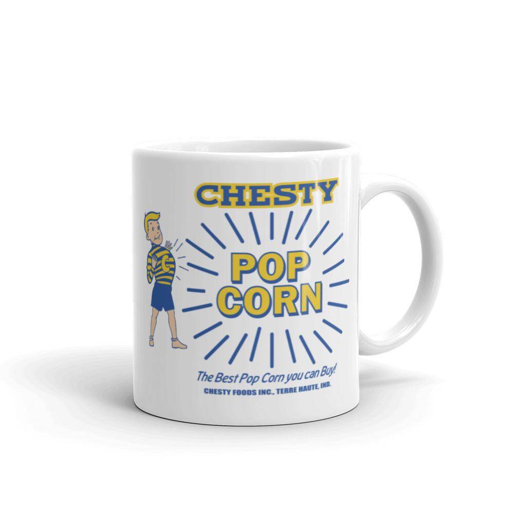 Chesty Pop Corn / Chesty Foods - Terre Haute Indiana  -  Coffee Mug - EdgyHaute