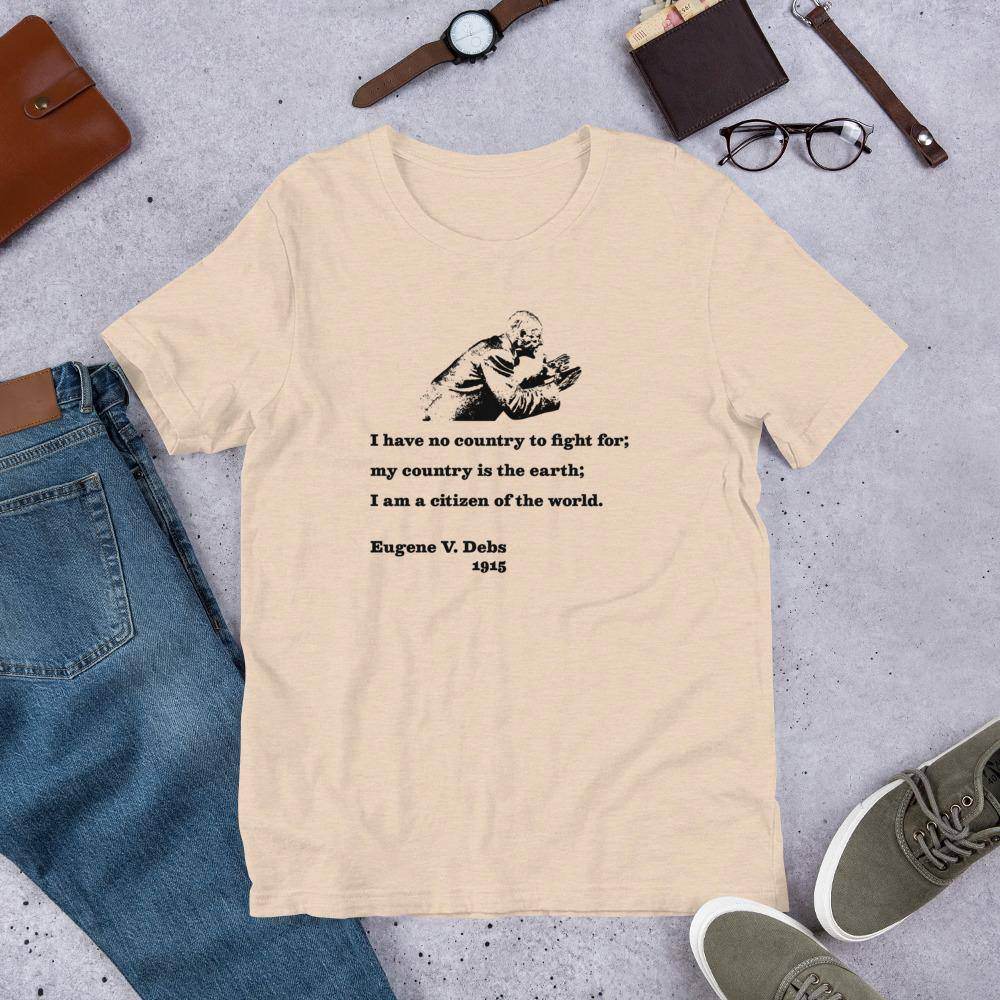 Eugene V. Debs - Design 6 (black)  -  Short-Sleeve Unisex T-Shirt - EdgyHaute