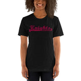 Northview HS Knights - Banner (maroon)  -  Short-Sleeve Unisex T-Shirt - EdgyHaute