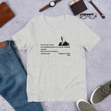 Eugene V. Debs - Design 7 (black/gray)  -  Short-Sleeve Unisex T-Shirt - EdgyHaute