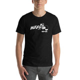 WZZQ 107.5 - design 2 (white) - Terre Haute Indiana  -  Short-Sleeve Unisex T-Shirt - EdgyHaute