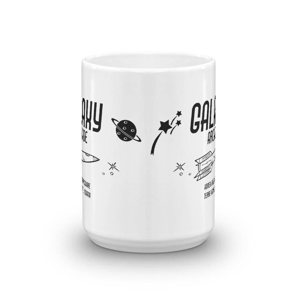 Galaxy Arcade (black) - Terre Haute Indiana  -  Coffee Mug - EdgyHaute