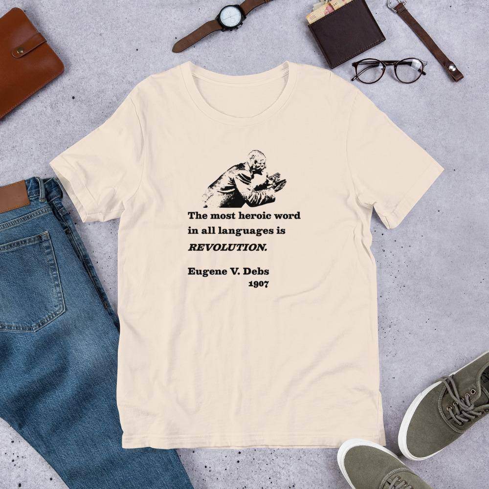 Eugene V. Debs - Design 4 (black)  -  Short-Sleeve Unisex T-Shirt - EdgyHaute