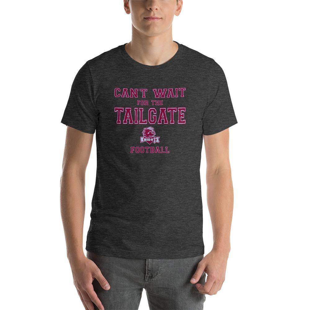 Northview HS Knights - Tailgate (maroon/gray)  -  Short-Sleeve Unisex T-Shirt - EdgyHaute