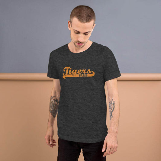 Paris HS Tigers - Banner (orange)  -  Short-Sleeve Unisex T-Shirt - EdgyHaute