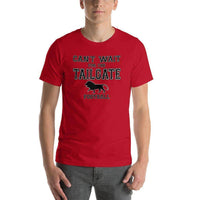 Marshall HS Lions - Tailgate (black/white)  -  Short-Sleeve Unisex T-Shirt - EdgyHaute