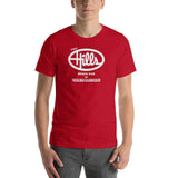 Hills Department Store Snack Bar (white) - Terre Haute Indiana  -  Short-Sleeve Unisex T-Shirt - EdgyHaute