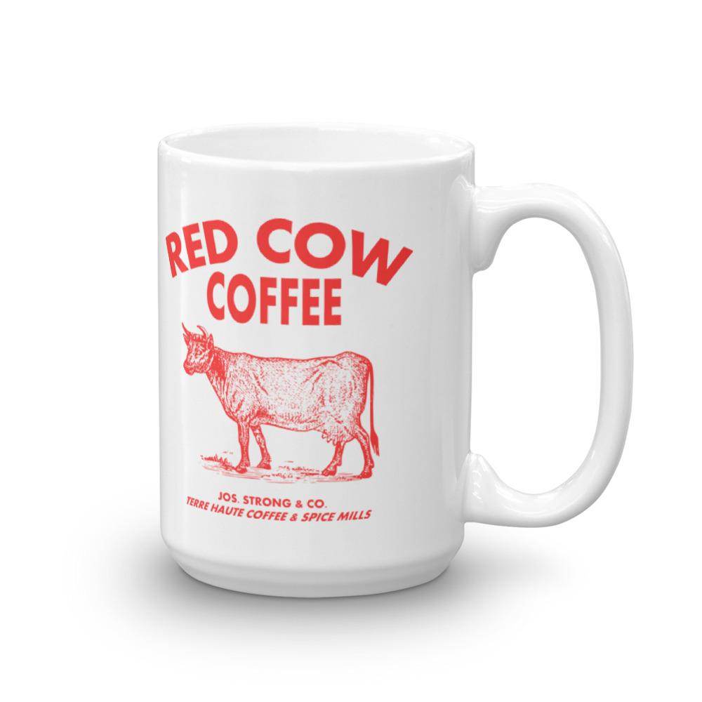 Red Cow Coffee - Terre Haute Indiana  -  Coffee Mug - EdgyHaute