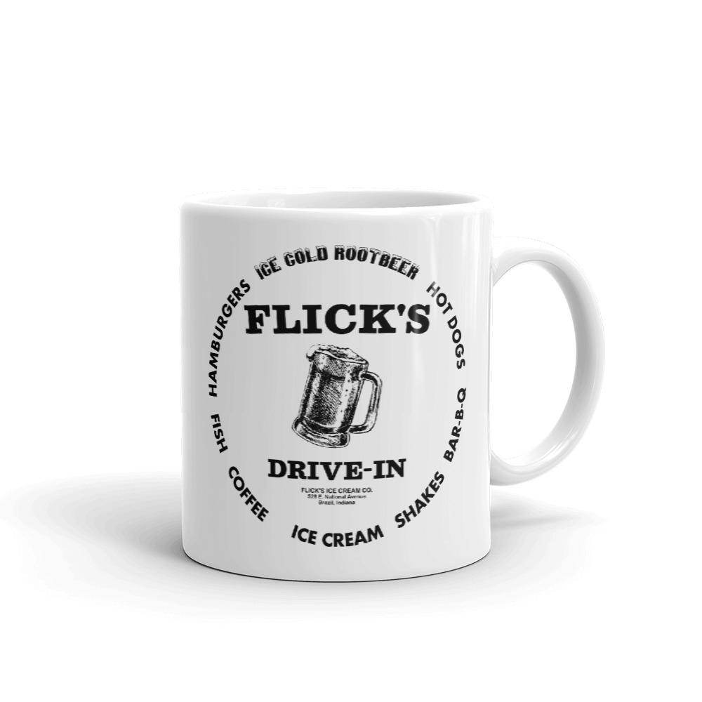 Flick’s Drive-In / Dairy Bar - rootbeer mug design - Brazil Indiana  -  Coffee Mug - EdgyHaute