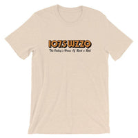 WZZQ 107.5 (black/orange) - Terre Haute Indiana  -  Short-Sleeve Unisex T-Shirt - EdgyHaute