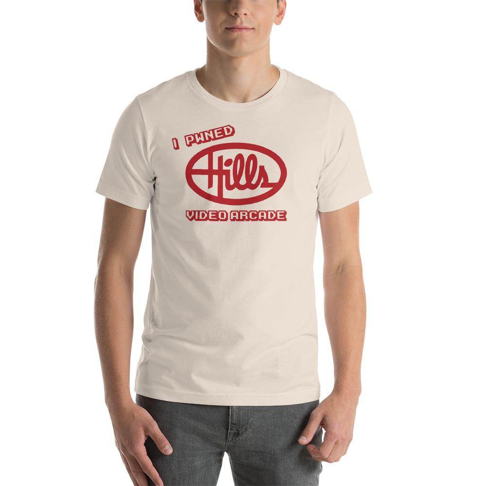 Hills Department Store Video Arcade (red) - Terre Haute Indiana  -  Short-Sleeve Unisex T-Shirt - EdgyHaute