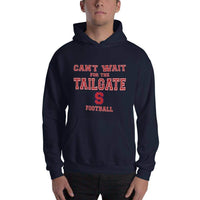 Seeger Memorial Jr.-Sr. HS Patriots - Tailgate (red/white/blue)  -  Hooded Sweatshirt - EdgyHaute