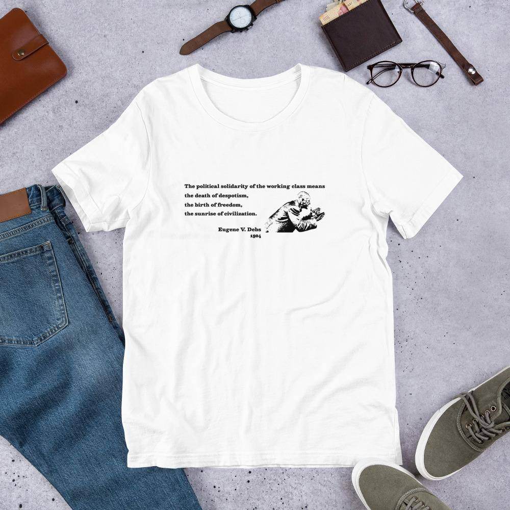 Eugene V. Debs - Design 11 (black)  -  Short-Sleeve Unisex T-Shirt - EdgyHaute