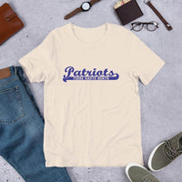 Terre Haute North HS Patriots - Banner (blue)  -  Short-Sleeve Unisex T-Shirt - EdgyHaute