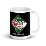 Hunter John's Pizza - sign - Terre Haute Indiana  -  Coffee Mug - EdgyHaute