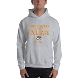 Paris HS Tigers - Tailgate (orange/black/white)  -  Hooded Sweatshirt - EdgyHaute