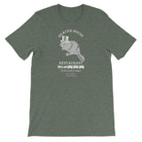 Beaver House Restaurant (white) - Terre Haute Indiana  -  Short-Sleeve Unisex T-Shirt - EdgyHaute