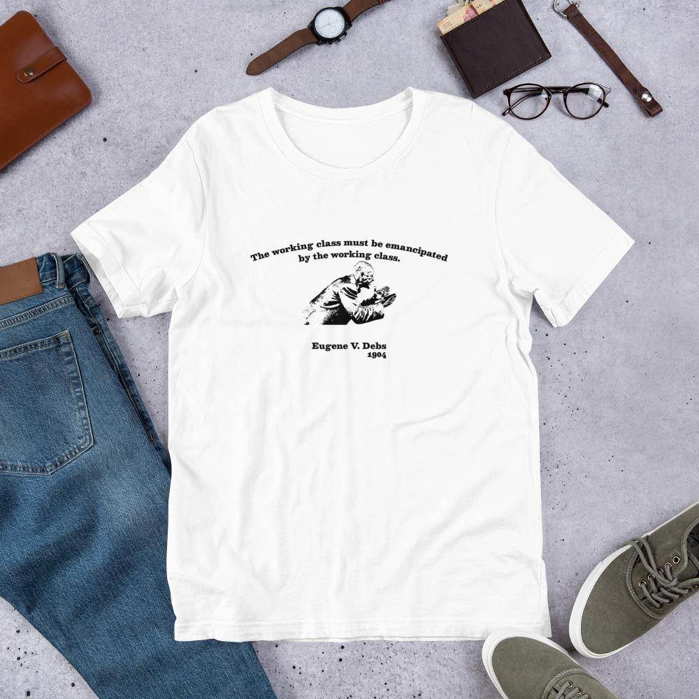 Eugene V. Debs - Design 8 (black)  -  Short-Sleeve Unisex T-Shirt - EdgyHaute