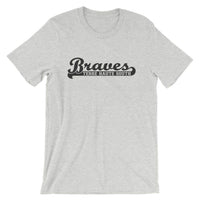 Terre Haute South HS Braves - Banner (black)  -  Short-Sleeve Unisex T-Shirt - EdgyHaute