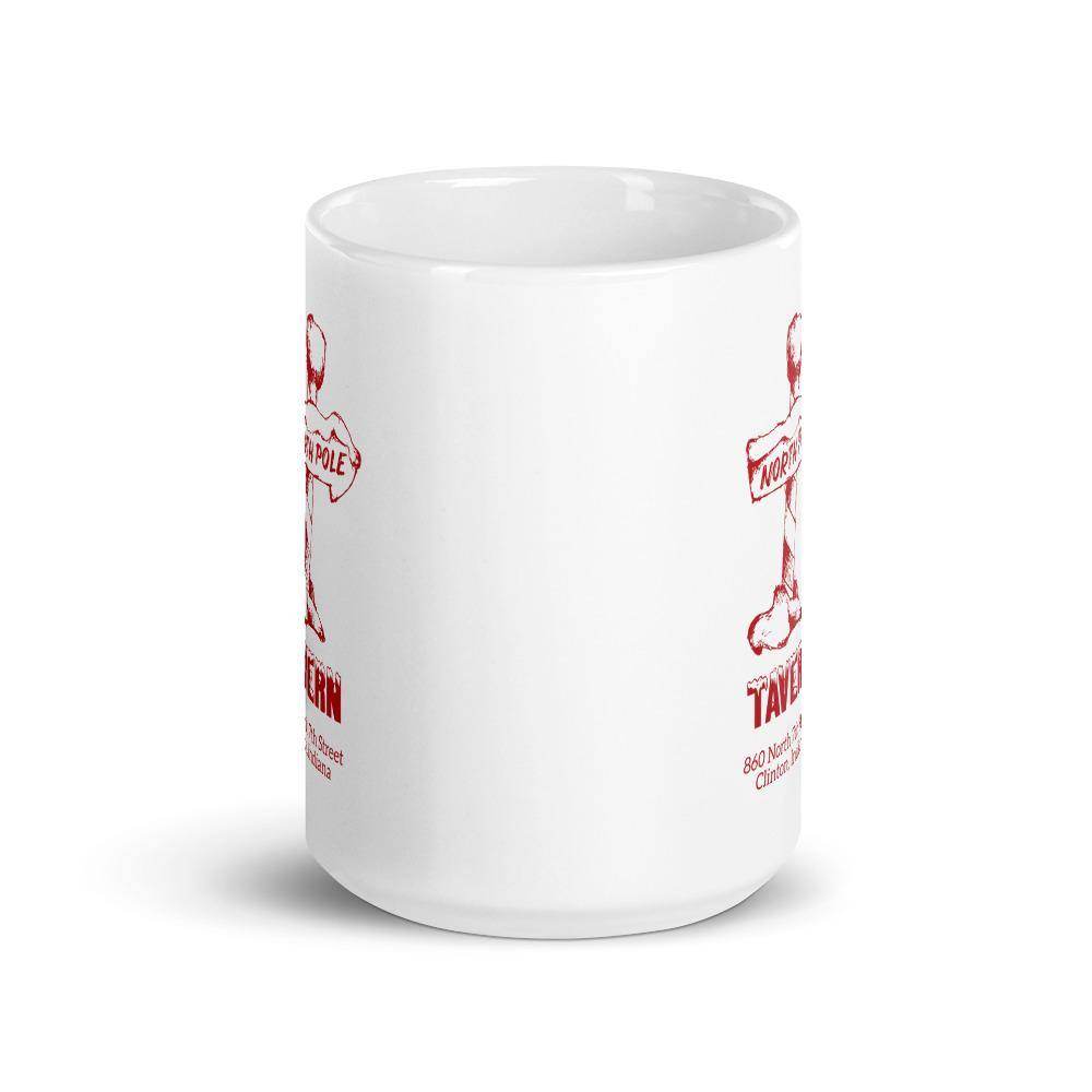 North Pole Tavern (red) - Clinton Indiana  -  Coffee Mug - EdgyHaute