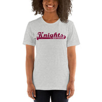 Northview HS Knights - Banner (maroon)  -  Short-Sleeve Unisex T-Shirt - EdgyHaute