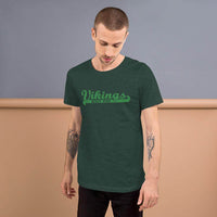 West Vigo HS Vikings - Banner (green)  -  Short-Sleeve Unisex T-Shirt - EdgyHaute