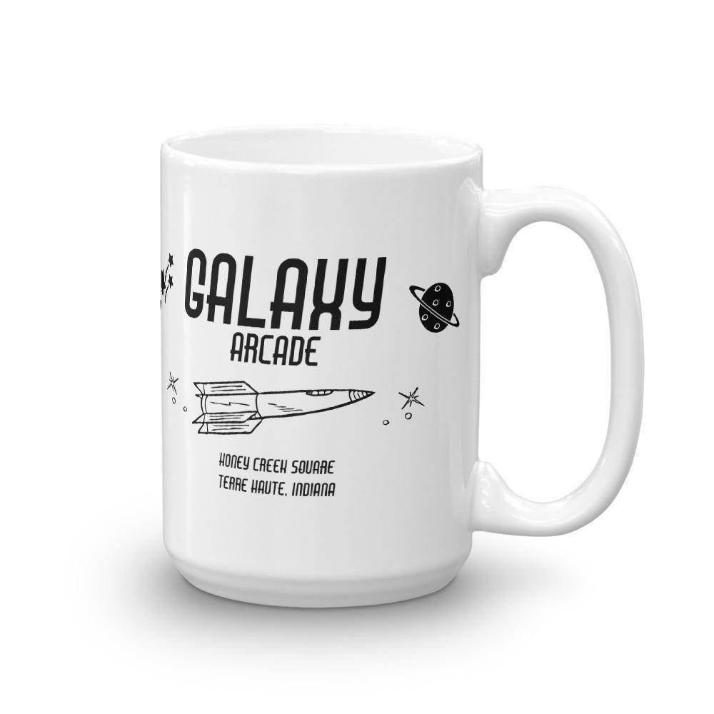 Galaxy Arcade (black) - Terre Haute Indiana  -  Coffee Mug - EdgyHaute