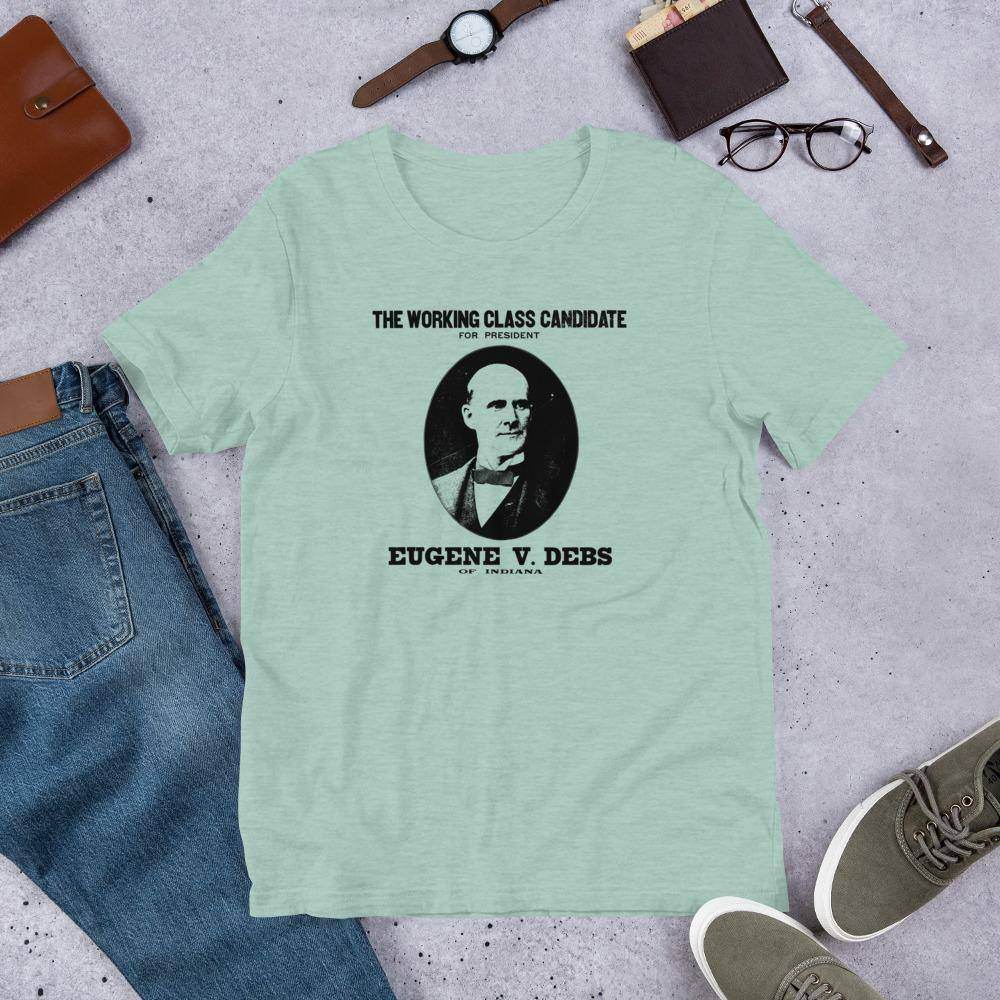 Eugene V. Debs - design 1 (black)  -  Short-Sleeve Unisex T-Shirt - EdgyHaute