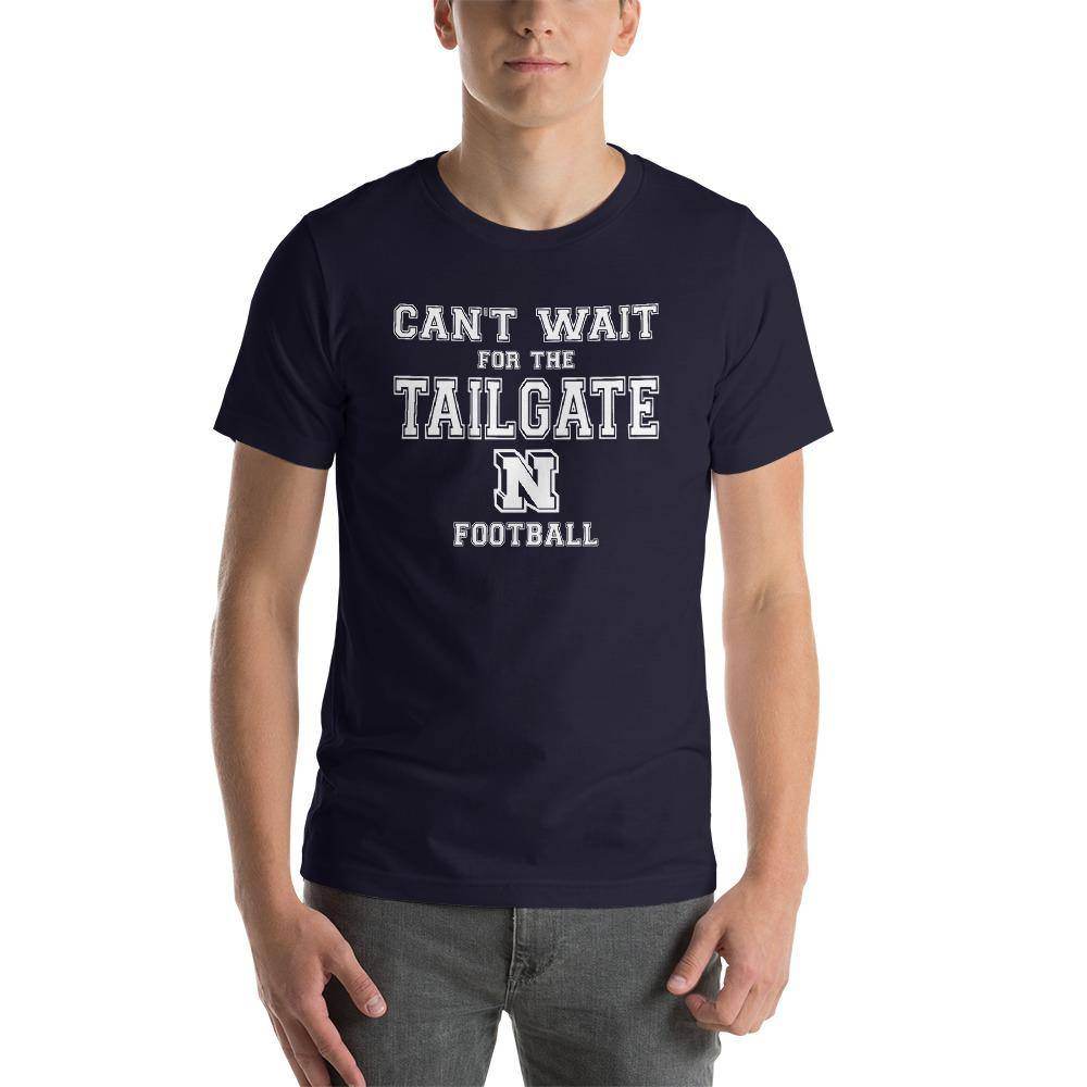 Terre Haute North HS Patriots - Tailgate (white)  -  Short-Sleeve Unisex T-Shirt - EdgyHaute