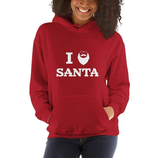 I Love Santa  -  Unisex Hoodie - EdgyHaute