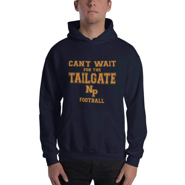 North Putnam HS Cougars - Tailgate (orange)  -  Hooded Sweatshirt - EdgyHaute