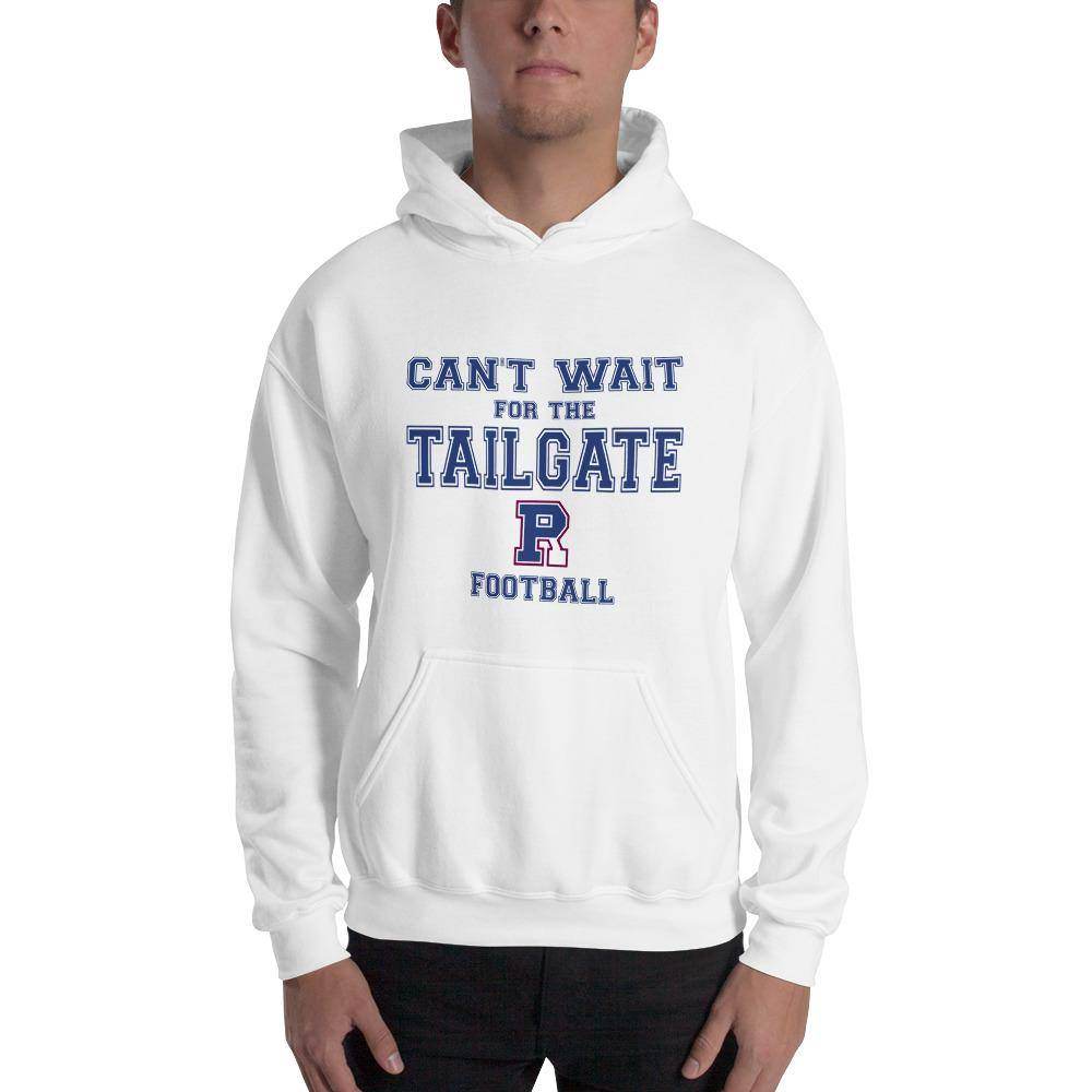 Riverton Parke Jr./Sr. HS Panthers - Tailgate (blue/white/maroon)  -  Hooded Sweatshirt - EdgyHaute