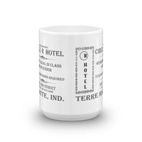 Circle R Hotel - Terre Haute Indiana  -  Coffee Mug - EdgyHaute