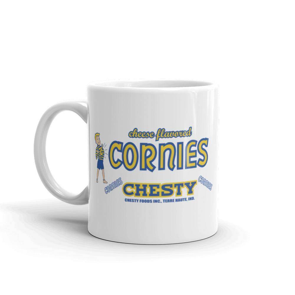 Chesty Cornies / Chesty Foods - Terre Haute Indiana  -  Coffee Mug - EdgyHaute