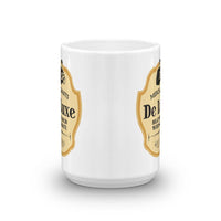 Deluxe Bourbon Whiskey / Merchants Distilling (design 4) - Terre Haute Indiana  -  Coffee Mug - EdgyHaute