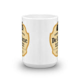 Deluxe Bourbon Whiskey / Merchants Distilling (design 4) - Terre Haute Indiana  -  Coffee Mug - EdgyHaute