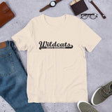 South Vermillion HS Wildcats - Banner (black)  -  Short-Sleeve Unisex T-Shirt - EdgyHaute