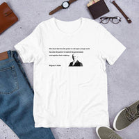 Eugene V. Debs - Design 3 (black/gray)  -  Short-Sleeve Unisex T-Shirt - EdgyHaute