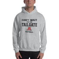 Attica Junior-Senior HS Red Ramblers - Tailgate (black/white)  -  Hooded Sweatshirt - EdgyHaute