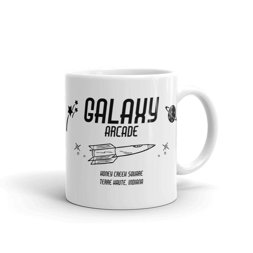 Galaxy Arcade (black) - Terre Haute Indiana  -  Coffee Mug - EdgyHaute