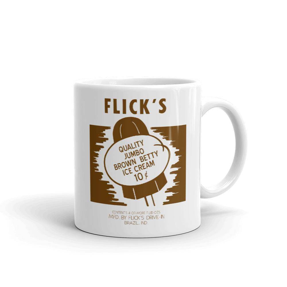 Flick’s Drive-In / Dairy Bar - Brown Betty Ice Cream - Brazil Indiana  -  Coffee Mug - EdgyHaute