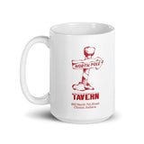 North Pole Tavern (red) - Clinton Indiana  -  Coffee Mug - EdgyHaute