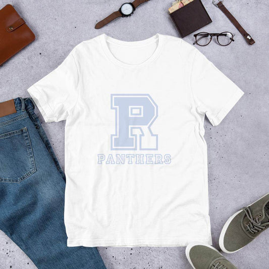 Riverton Parke Jr./Sr. HS Panthers - Whiteout Spirit Game  -  Short-Sleeve Unisex T-Shirt - EdgyHaute