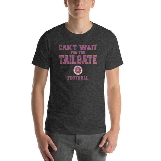 Sullivan HS Golden Arrows - Tailgate (purple/gold/white)  -  Short-Sleeve Unisex T-Shirt - EdgyHaute