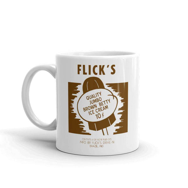 Flick’s Drive-In / Dairy Bar - Brown Betty Ice Cream - Brazil Indiana  -  Coffee Mug - EdgyHaute