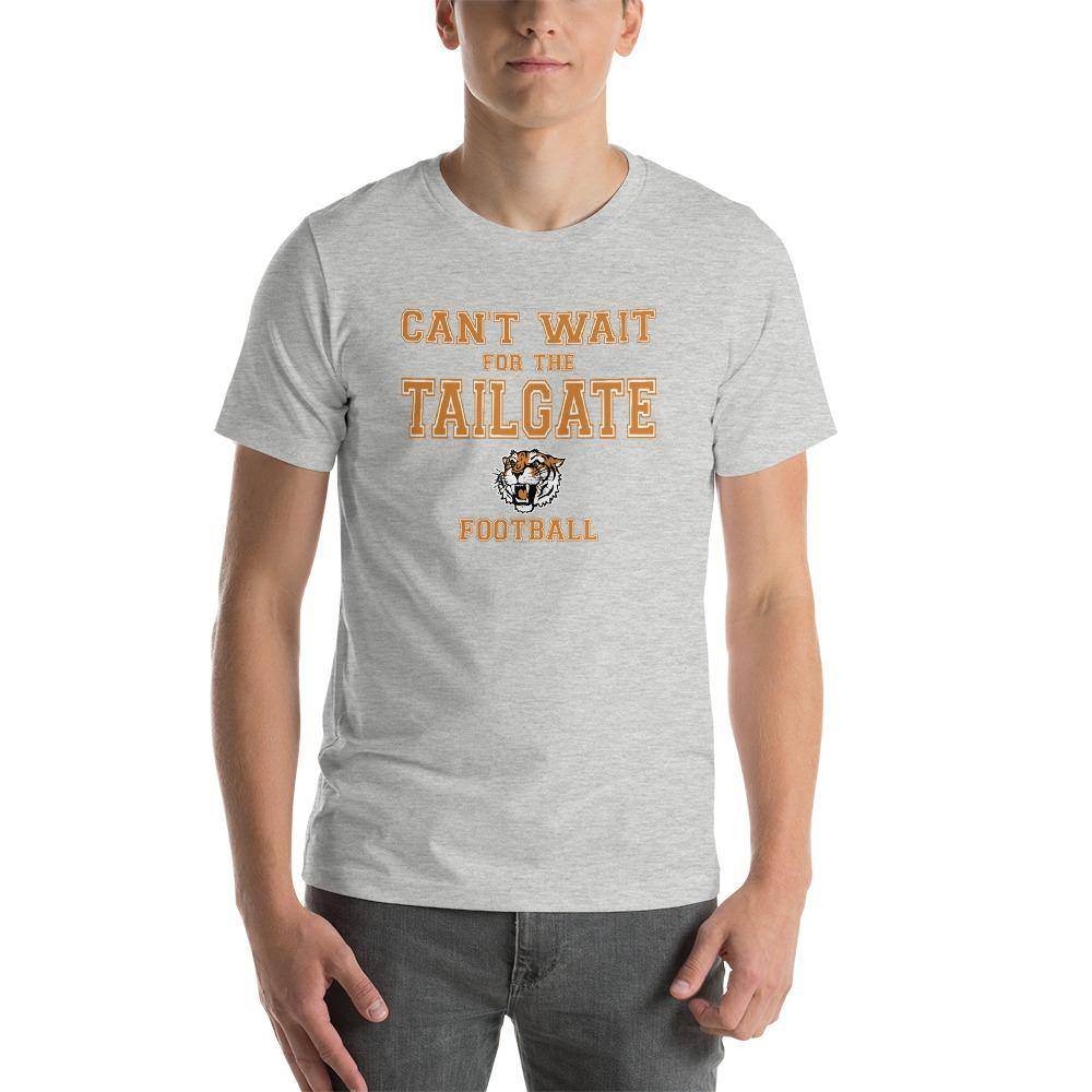 Paris HS Tigers - Tailgate (orange/black/white)  -  Short-Sleeve Unisex T-Shirt - EdgyHaute