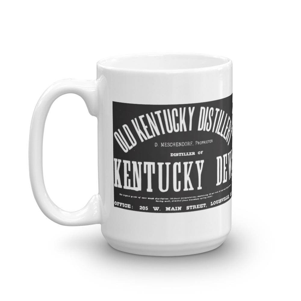 KY - Louisville - Old Kentucky Distillery - Kentucky Dew Whiskey  -  Coffee Mug - EdgyHaute